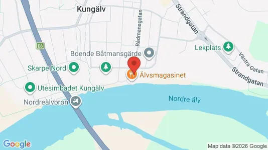 Kontorslokaler att hyra i Kungälv - Bild från Google Street View