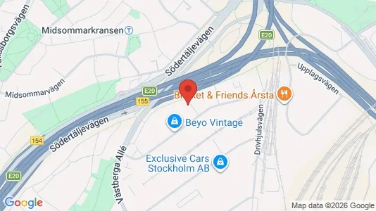 Kontorslokaler att hyra i Söderort - kort over placeringen