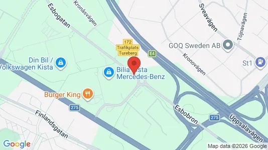 Kontorslokaler att hyra i Västerort - kort over placeringen