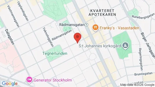 Kontorslokaler att hyra i Stockholm Innerstad - kort over placeringen