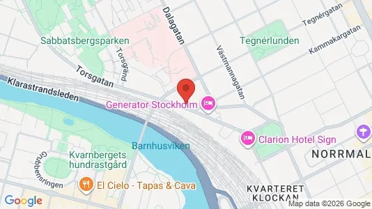 Kontorslokaler att hyra i Stockholm Innerstad - kort over placeringen