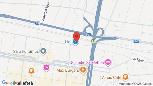 Kontorslokaler att hyra i Skellefteå - Bild från Google Street View