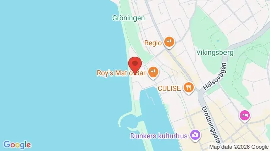 Kontorslokaler att hyra i Helsingborg - kort over placeringen
