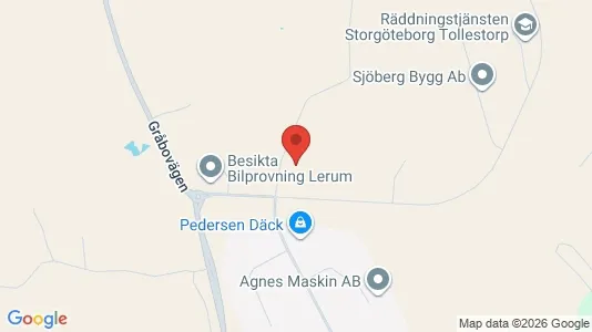Kontorslokaler att hyra i Lerum - Bild från Google Street View