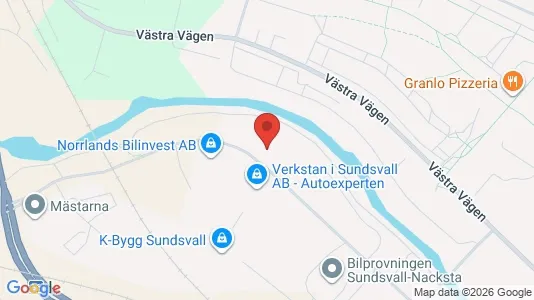 Kontorslokaler att hyra i Sundsvall - Bild från Google Street View
