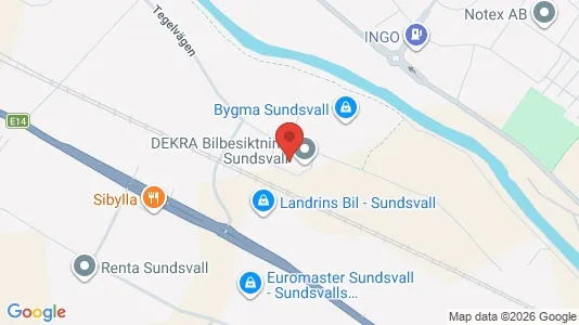 Kontorslokaler att hyra i Sundsvall - Bild från Google Street View