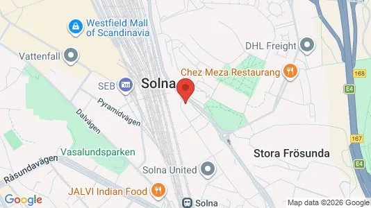 Kontorslokaler att hyra i Solna - Bild från Google Street View