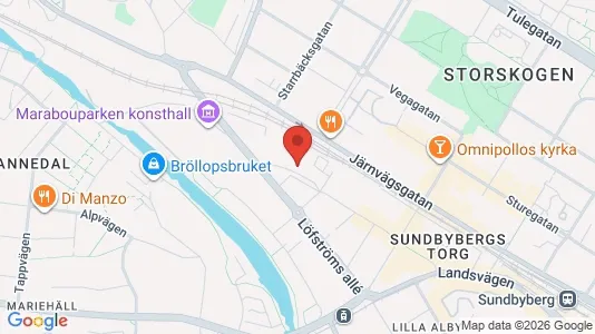 Kontorslokaler att hyra i Sundbyberg - Bild från Google Street View