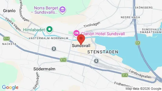 Industrilokaler att hyra i Sundsvall - Bild från Google Street View