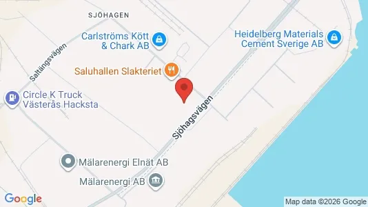 Kontorslokaler att hyra i Västerås - kort over placeringen