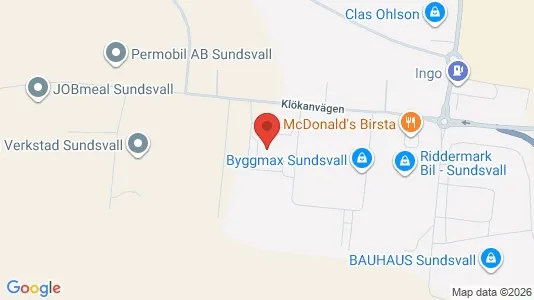 Kontorslokaler att hyra i Sundsvall - Bild från Google Street View
