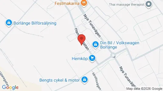 Industrilokaler att hyra i Borlänge - Bild från Google Street View