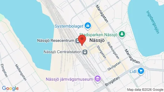 Kontorslokaler att hyra i Nässjö - Bild från Google Street View