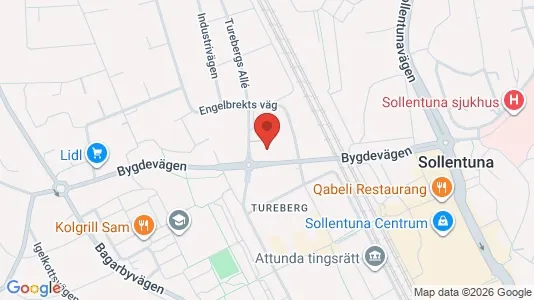Kontorslokaler att hyra i Sollentuna - Bild från Google Street View