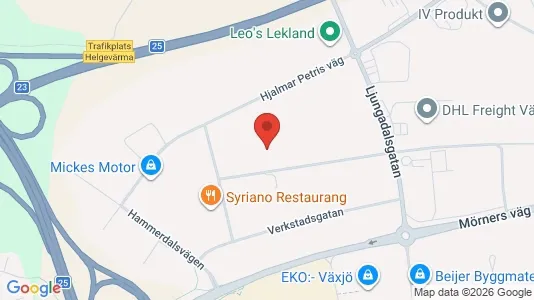 Kontorslokaler att hyra i Växjö - Bild från Google Street View