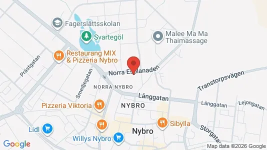 Industrilokaler att hyra i Nybro - Bild från Google Street View