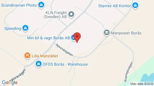 Industrilokaler att hyra i Borås - Bild från Google Street View