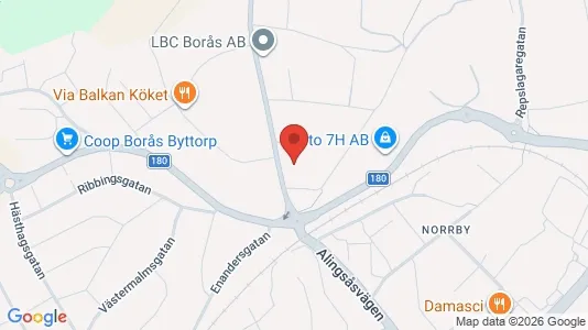 Kontorslokaler att hyra i Borås - Bild från Google Street View