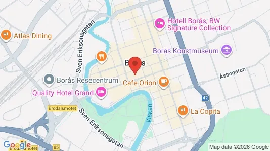Kontorslokaler att hyra i Borås - Bild från Google Street View