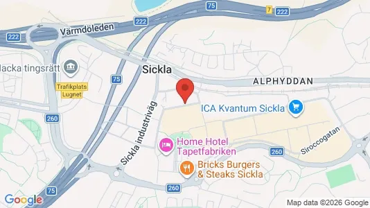 Kontorslokaler att hyra i Nacka - Bild från Google Street View