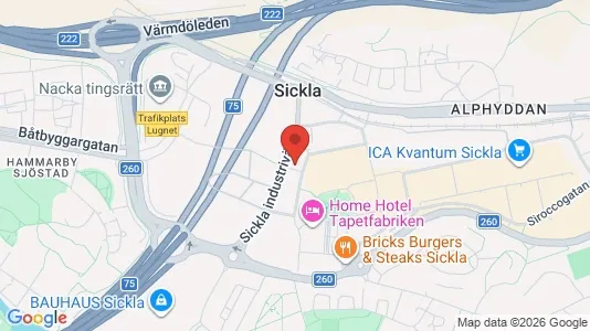 Kontorslokaler att hyra i Nacka - Bild från Google Street View