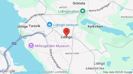Kontorslokaler att hyra i Lidingö - Bild från Google Street View