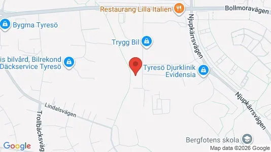 Kontorslokaler att hyra i Tyresö - Bild från Google Street View