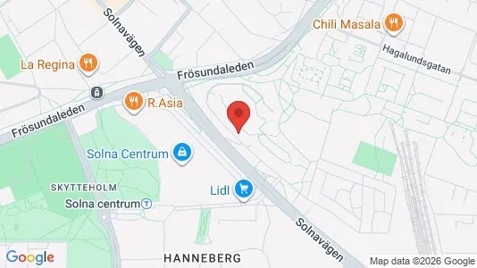 Kontorslokaler att hyra i Solna - Bild från Google Street View