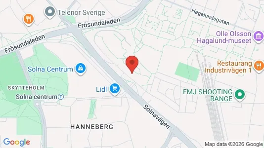 Kontorslokaler att hyra i Solna - Bild från Google Street View