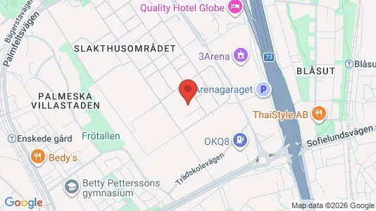 Kontorslokaler att hyra i Söderort - kort over placeringen