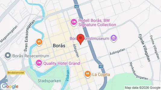 Kontorslokaler att hyra i Borås - Bild från Google Street View