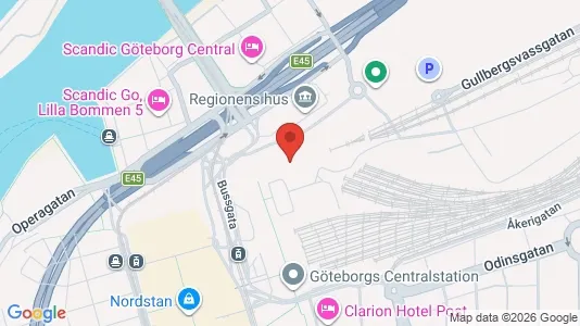 Kontorslokaler att hyra i Göteborg Centrum - Bild från Google Street View