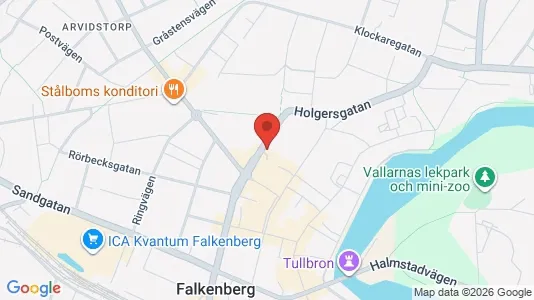Kontorslokaler att hyra i Falkenberg - Bild från Google Street View