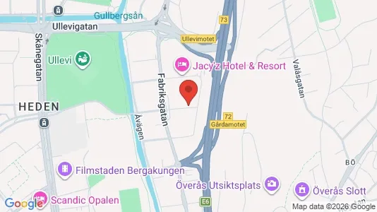Kontorslokaler att hyra i Örgryte-Härlanda - kort over placeringen