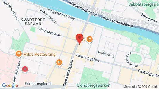 Kontorslokaler att hyra i Kungsholmen - kort over placeringen