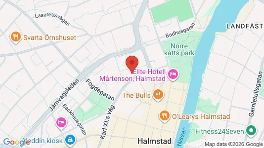 Kontorslokaler att hyra i Halmstad - Bild från Google Street View