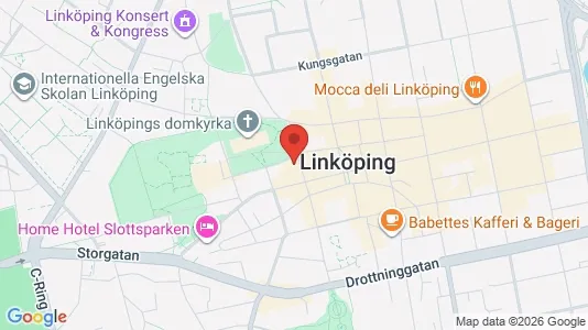Kontorslokaler att hyra i Linköping - kort over placeringen