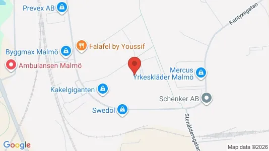 Industrilokaler att hyra i Fosie - Bild från Google Street View