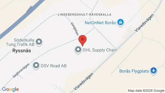 Industrilokaler att hyra i Borås - Bild från Google Street View