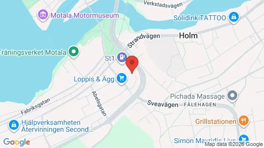 Kontorslokaler att hyra i Motala - Bild från Google Street View