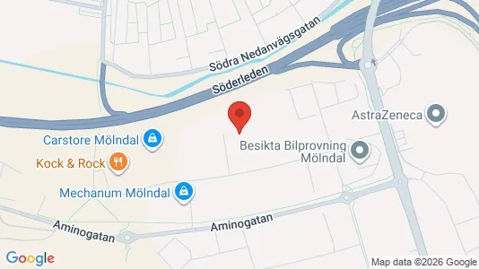 Kontorslokaler att hyra i Mölndal - Bild från Google Street View