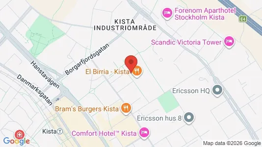Kontorslokaler att hyra i Västerort - kort over placeringen