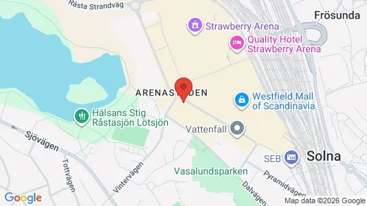 Kontorslokaler att hyra i Solna - Bild från Google Street View