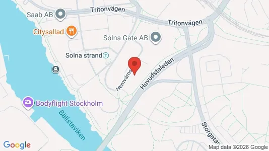 Kontorslokaler att hyra i Solna - Bild från Google Street View