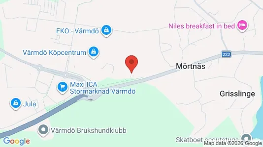 Kontorslokaler att hyra i Värmdö - Bild från Google Street View