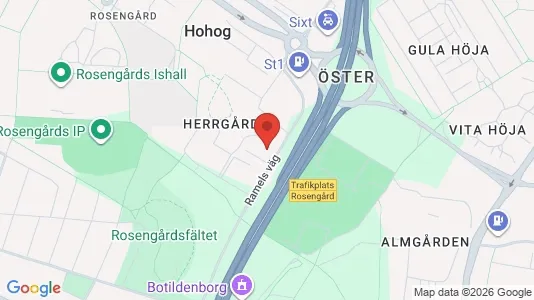 Kontorslokaler att hyra i Rosengård - Bild från Google Street View