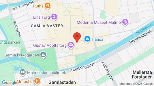 Kontorslokaler att hyra i Malmö Centrum - Bild från Google Street View
