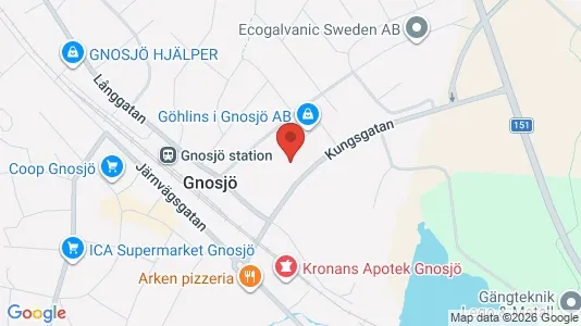 Kontorslokaler att hyra i Gnosjö - Bild från Google Street View