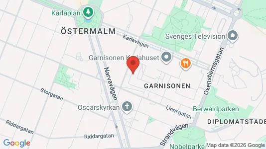 Kontorslokaler att hyra i Östermalm - Bild från Google Street View