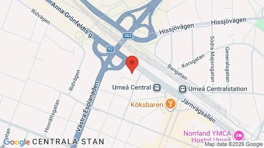 Kontorslokaler att hyra i Umeå - Bild från Google Street View